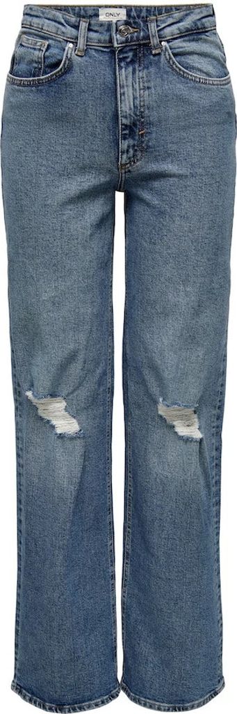 Only High Waist Schlagjeans mit Destroyed-Details, Größe Produktbild 
