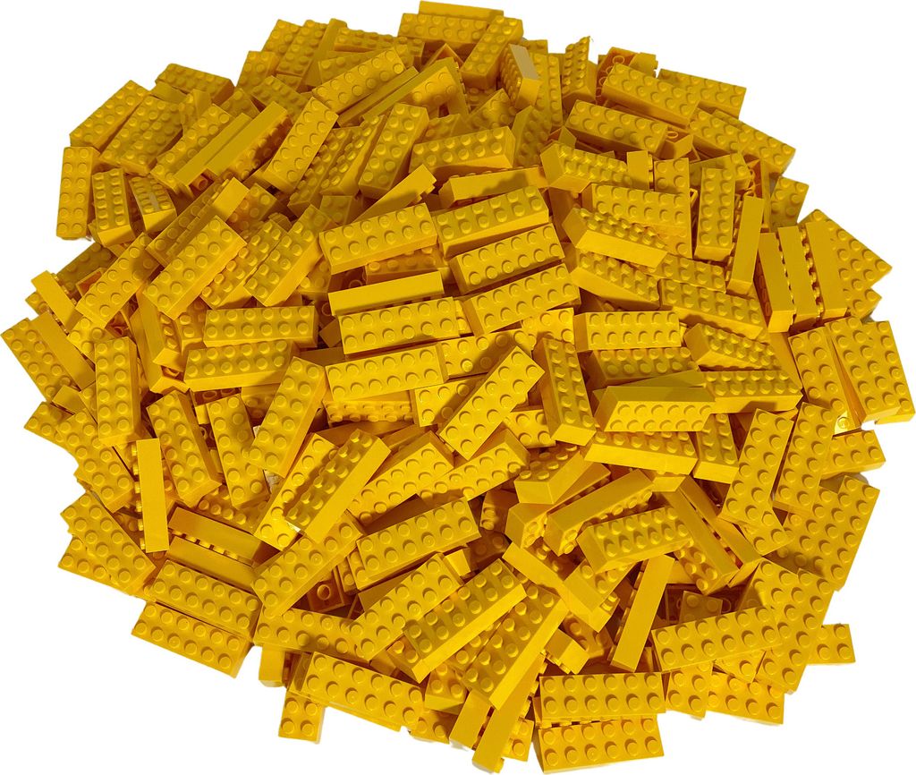LEGO® 2x6 kostek Vysoké kostky žluté - 2456 NEW! Množství Obrázek produktu 