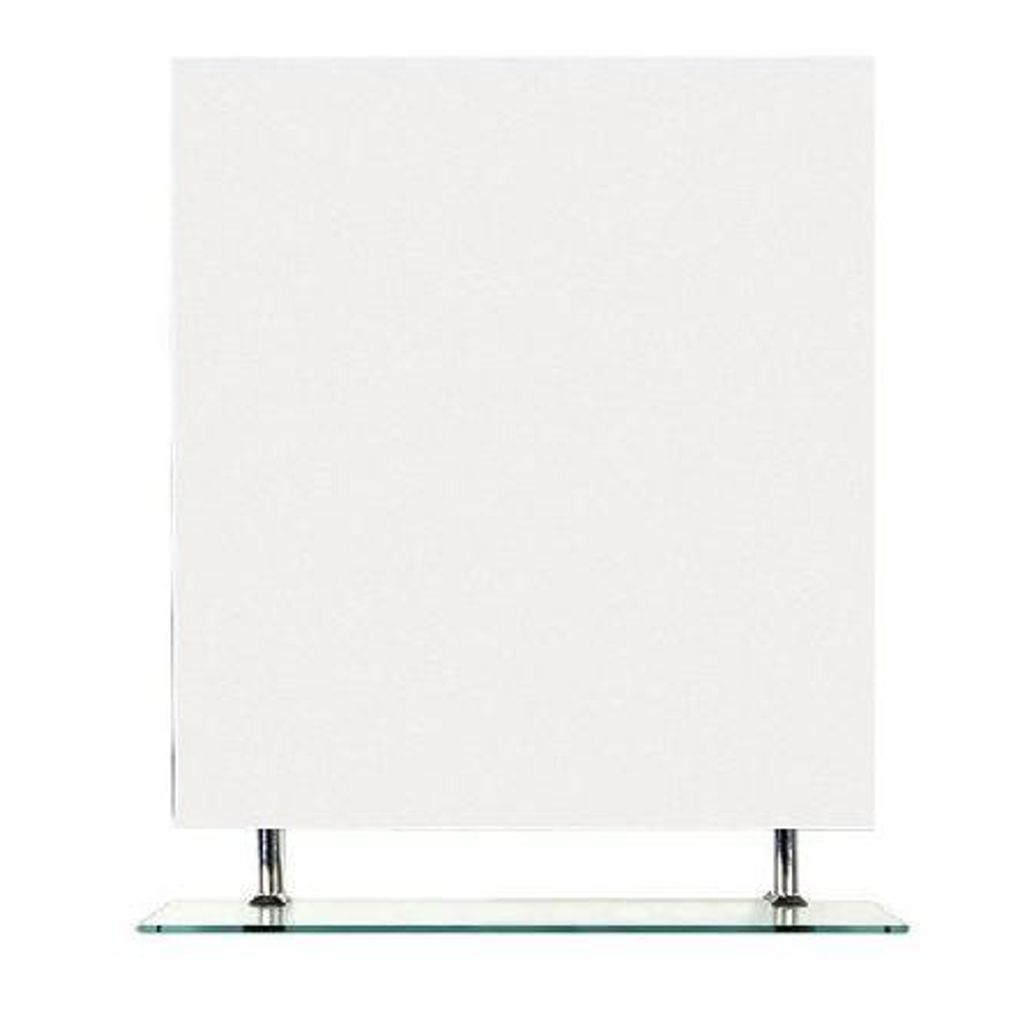 Sapho Wega - Zrcadlo 800x800 mm, s policí 60092-8 Obrázek produktu 