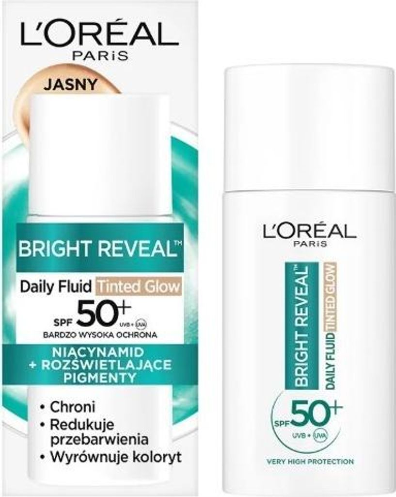 L'Oréal Bright Reveal Gesichtsfluid getönt LSF 50+