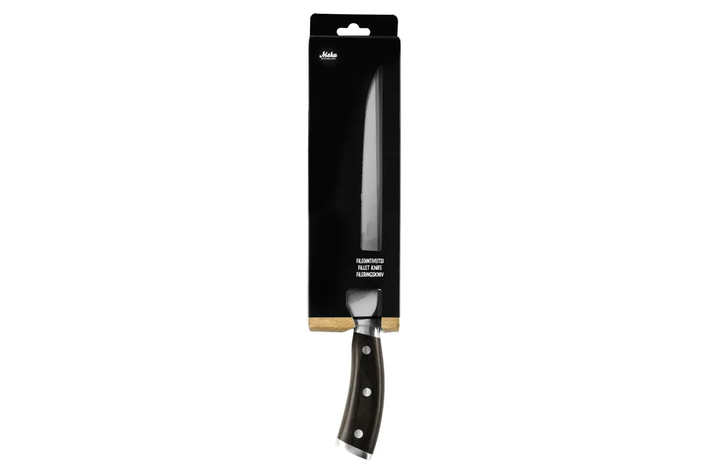 Coltello per Filettare 20 cm Professionale Manico Pakka | Alta Precisione