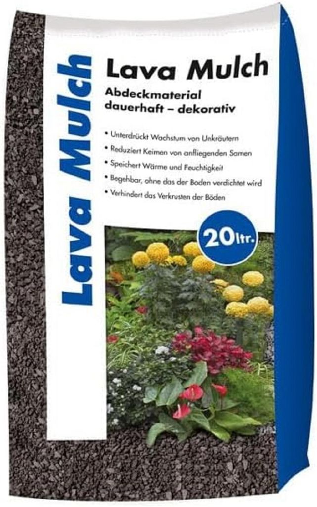 Hamann Mercatus Lavamulch anthrazit 2-8 mm 20 L Produktbild 