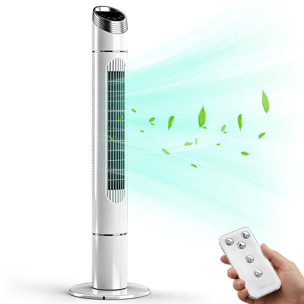 Turmventilator mit elektronischem Display, Fernbedienung, 3 Produktbild 