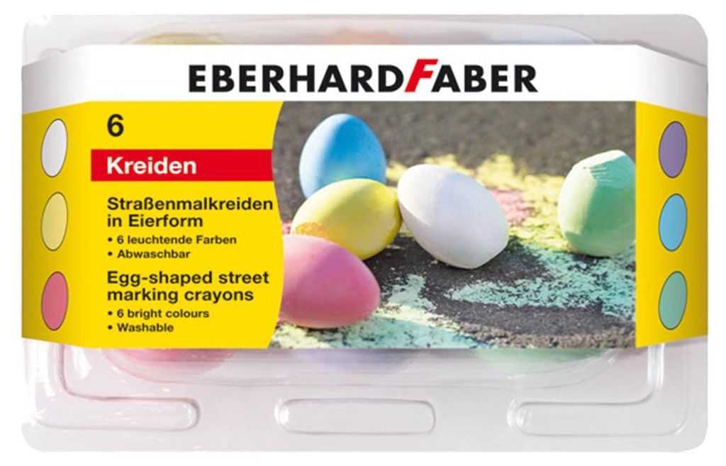 Eberhard Faber 526510, 6 kusov, Multi, Viacfarebný, Oválny, Obrázok produktu 
