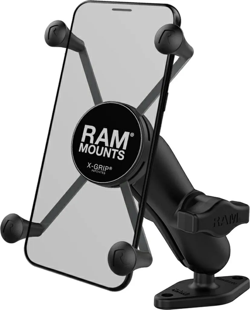 Support de smartphone universel X-Grip Large et embase diamant RAM Mounts