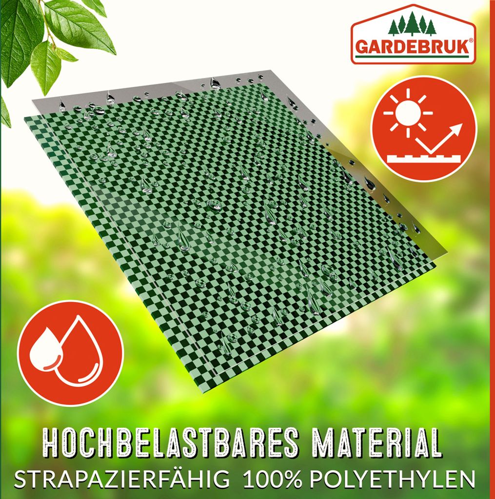 GARDEBRUK® Gartenabfallsack 4x280 Liter 50 kg Belastbarkeit Produktbild 4