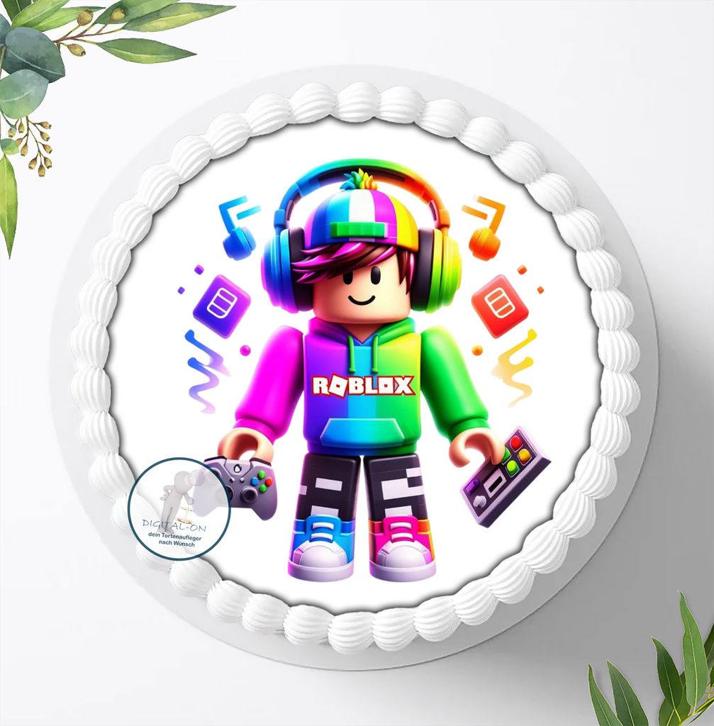 Für die Geburtstags Torte ein Tortenaufleger, Zuckerbild Produktbild 