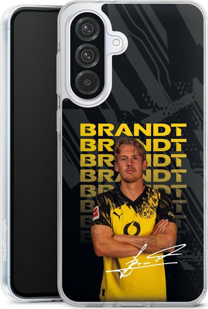 DeinDesign Handyhülle für Samsung Galaxy A56 5G Silikon Hülle Case Smartphone Schutzhülle BVB Borussia Dortmund Julian Brandt