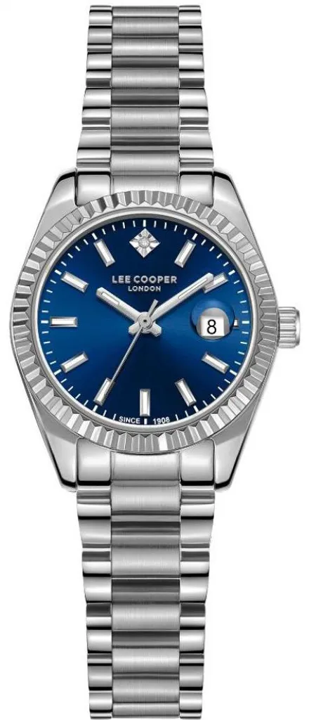 Montre analogique LC08126.390 Lee Cooper pour homme en acier bleu