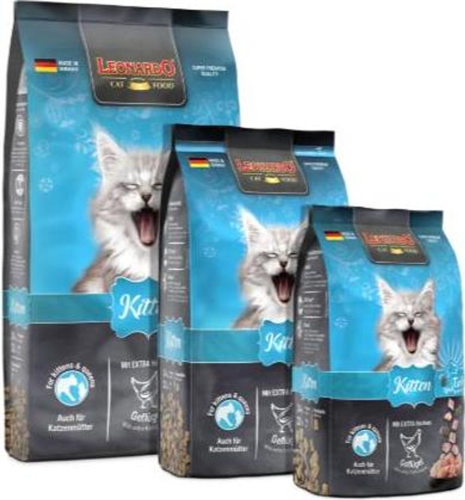 Leonardo Cat Food 753005, Kitten, jede Rasse, Geflügel, 300 g