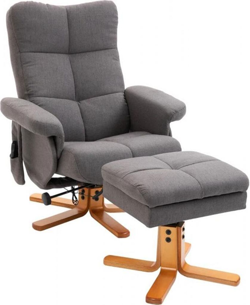 HOMCOM Relaxsessel Massagesessel mit Fußhocker Produktbild 