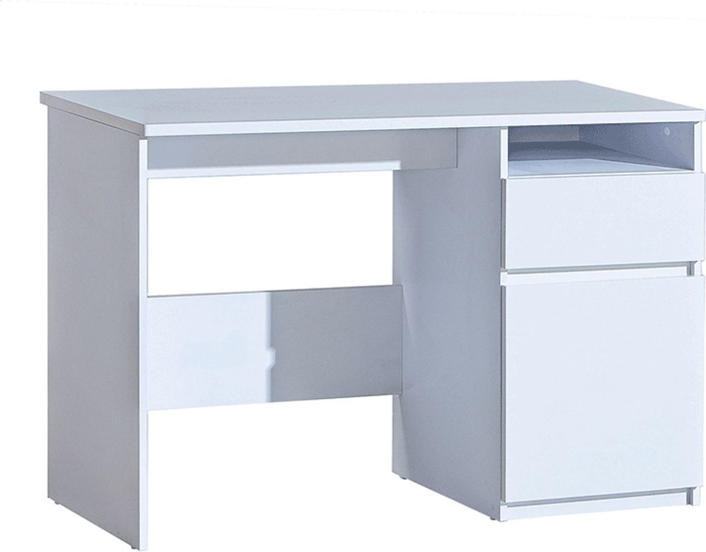 Kondela PC-Tisch Artemia – Arktisweiß