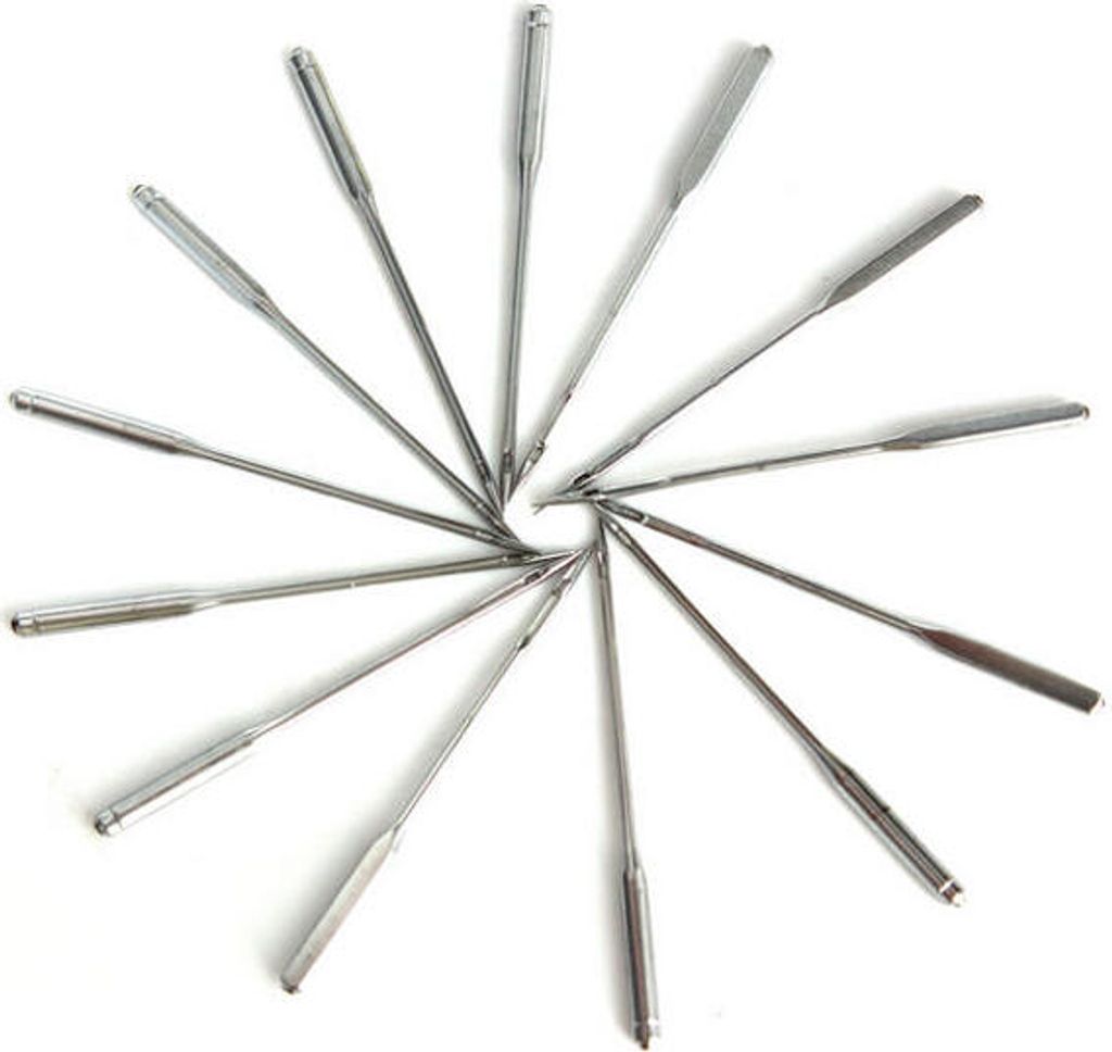 50Stück Nähmaschine Gewindenadel Kit 11/12/14/16/18 für Sänger
