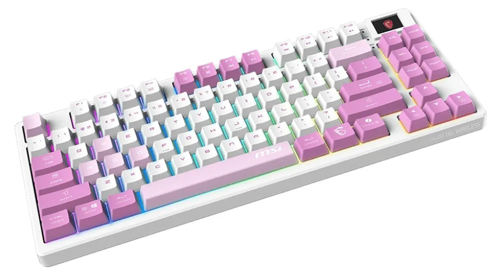 Clavier Compact MSI FORGE GK600 TKL Violet pour Setup Gamer Mobile - 2