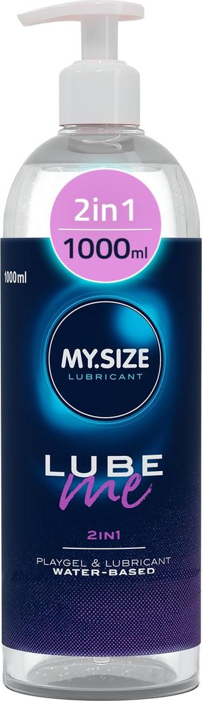MY.SIZE Lube Me 2in1 Gleitgel 1000 ml | Gleitmittel Produktbild 