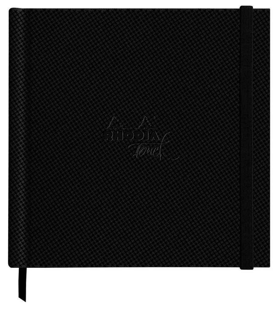 Rhodia Touch, Watercolor Book, 100% Hadern 300g, 20 Bl, 21x21 cm Schwarz 116143C