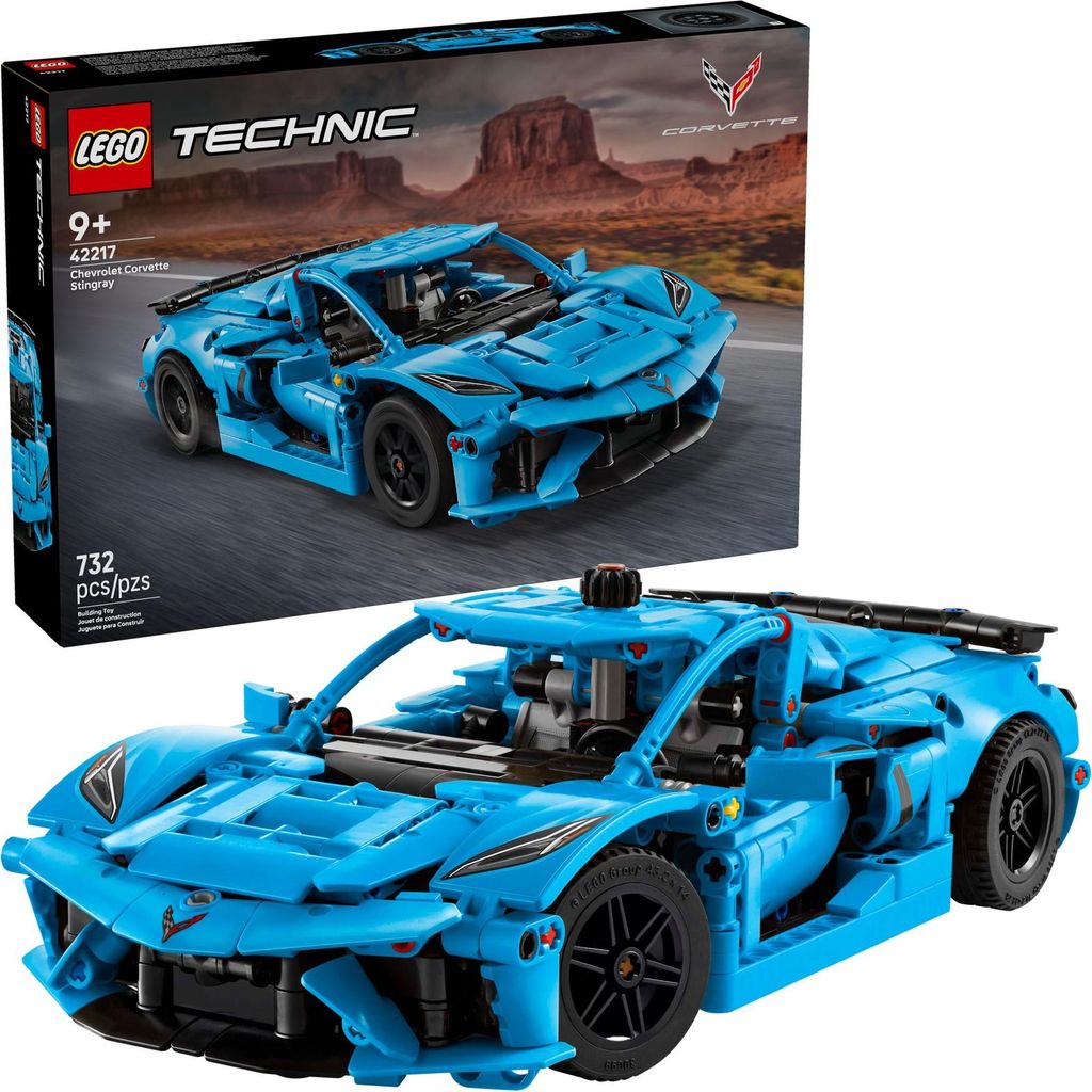 LEGO® Technic 42217 Chevrolet Corvette Stingray in blu Immagine del prodotto 