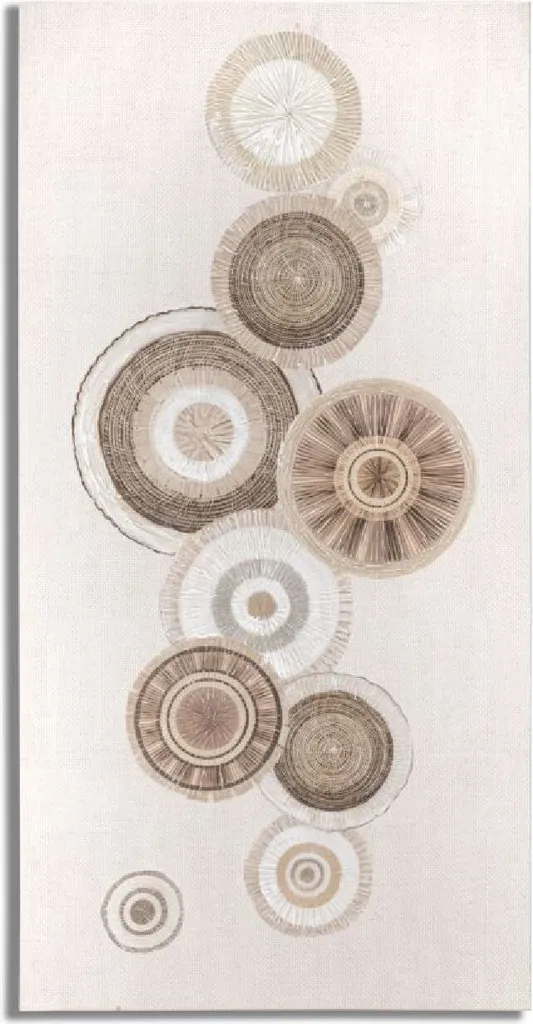 Murale Circly Crema Mauro Ferretti 50x100 | Arredo Parete Artigianale