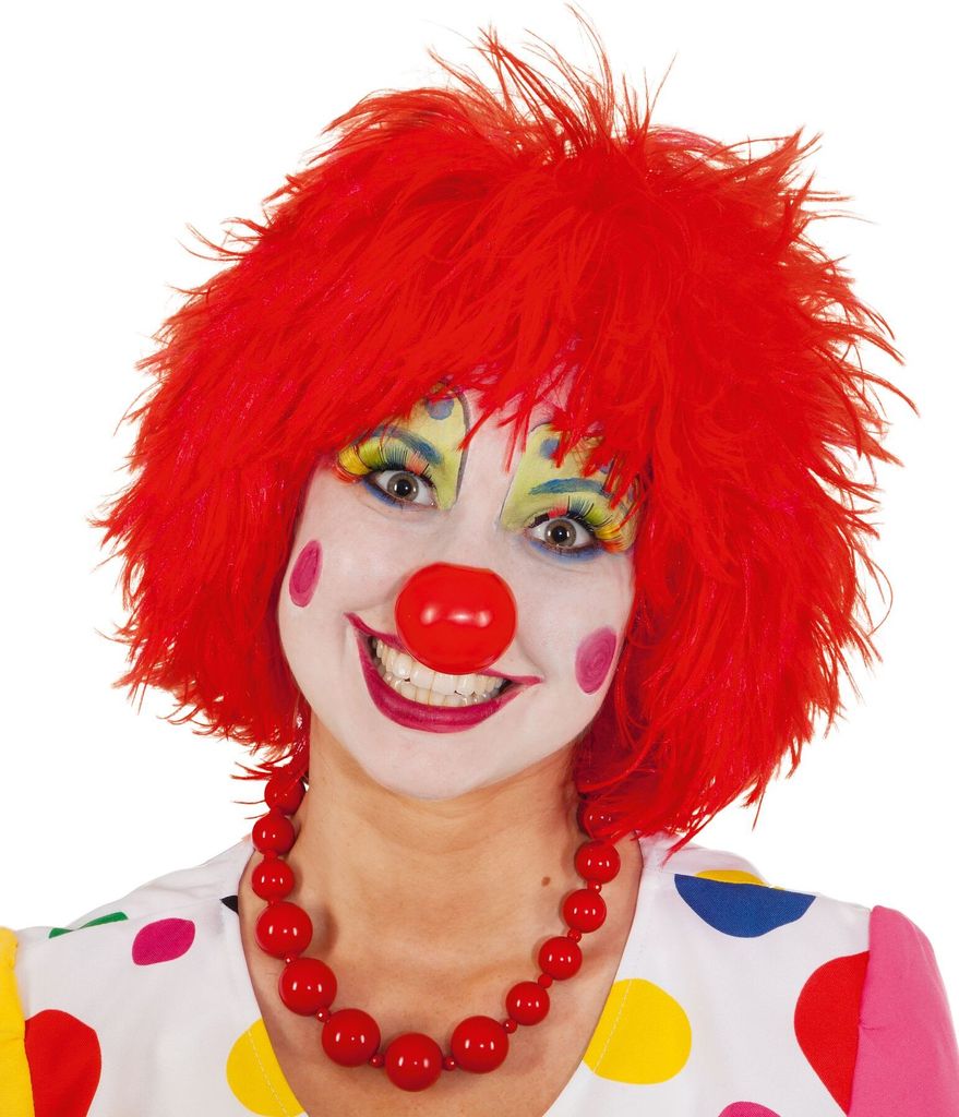 Perücke Clown rot Produktbild 