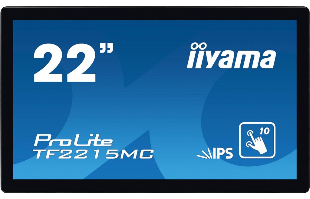 IIYAMA 54.6cm (21,5") TF2215MC-B2  16:9 M-Touch HDMI+DP Produktbild 