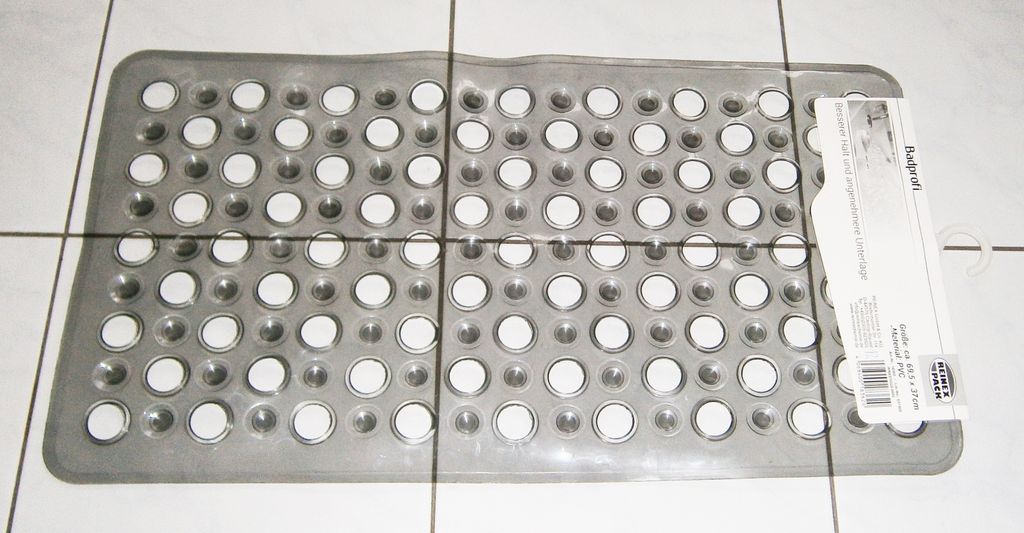 Reinex Badewannenmatte mit Saugnäpfen