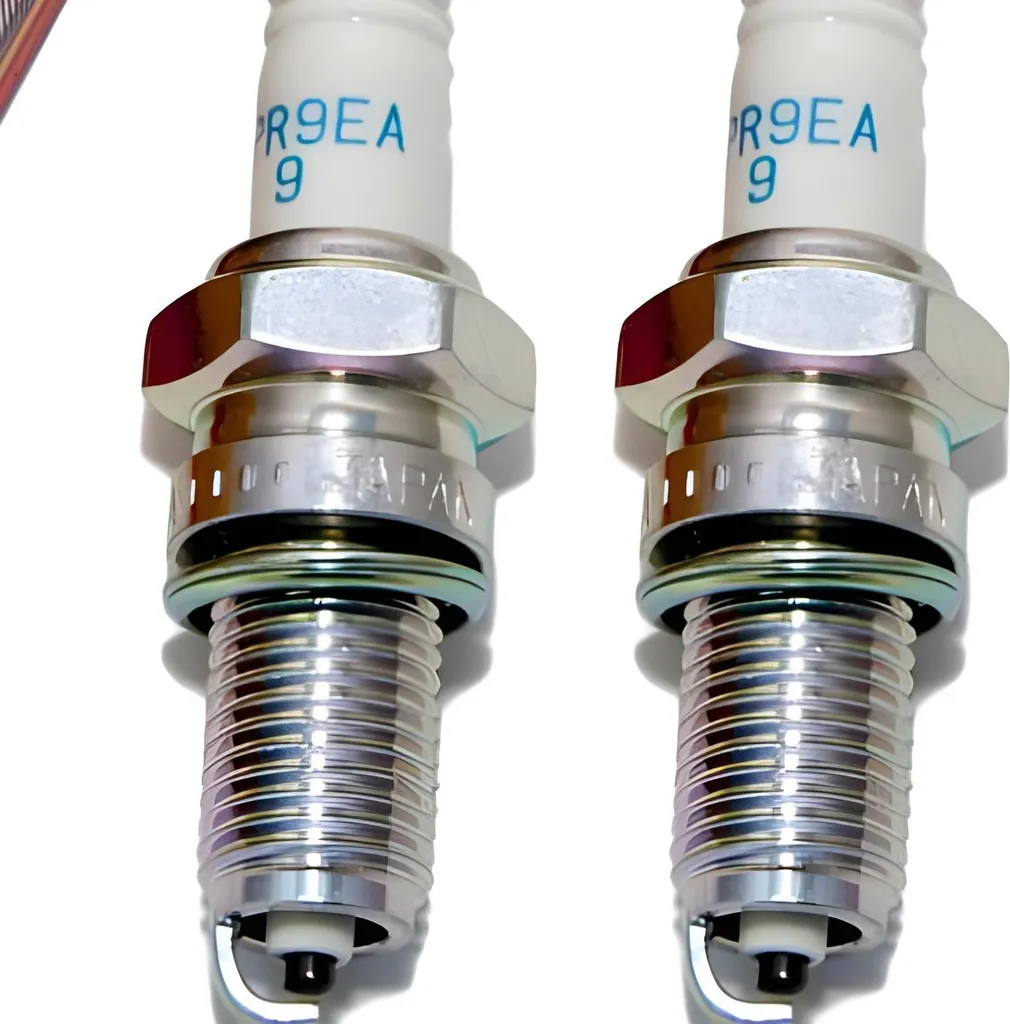 Set di candele NGK 2x DPR9EA-9 candela di accensione con soppressione delle interferenze, filettatura lunga 19,0 mm Ø 12,0 mm esagono 18,0 mm, distanza tra gli elettrodi 0,90 mm, potere calorifico 9, 3717 / 5329 - 3