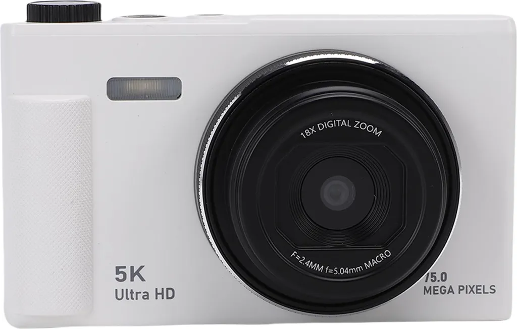 Appareil photo numérique 5K facile avec Autofocus pour débutant 75MP