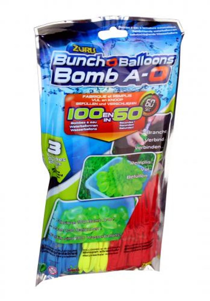 ZURU Bunch O Balloons selbstschließende Wasserbomben GIRLS 105 Stück 