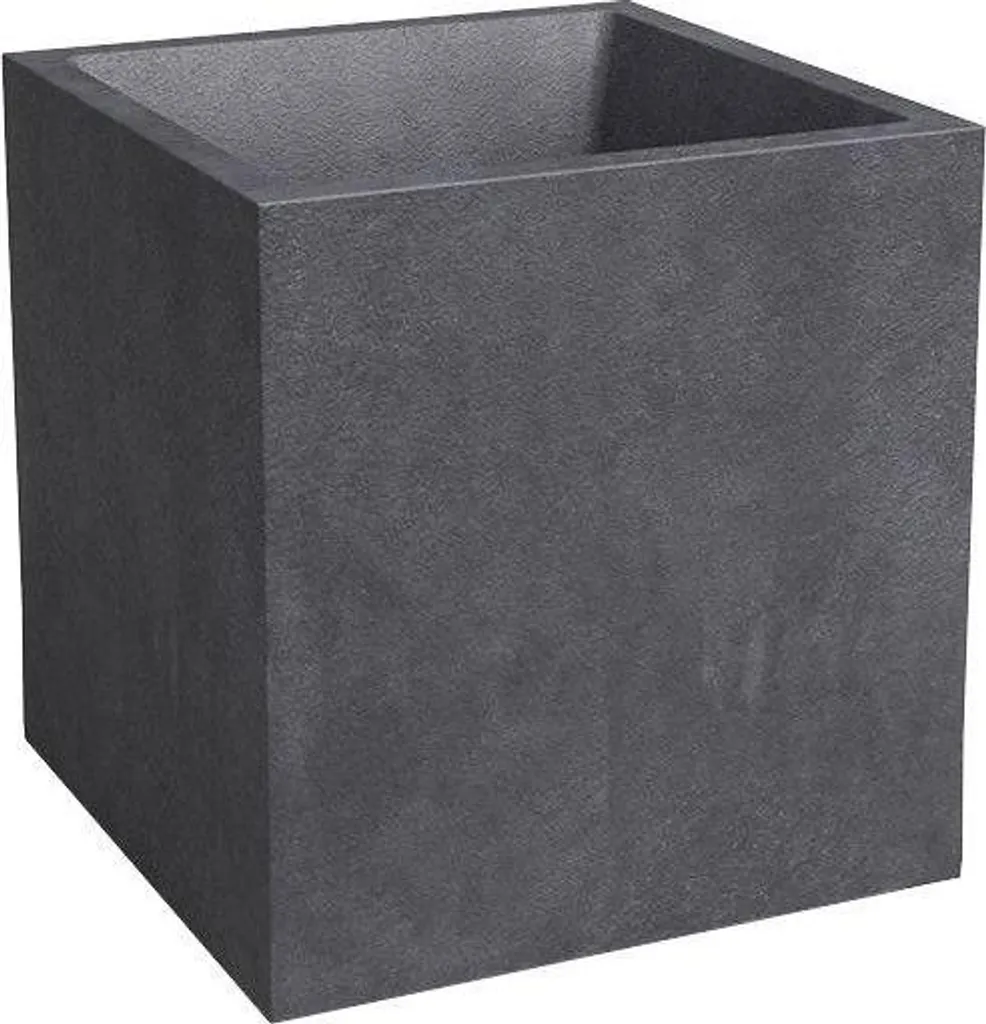 Pot de fleurs carré Sydney Artevasi Anthrazit 30 cm - 21 L pour jardin