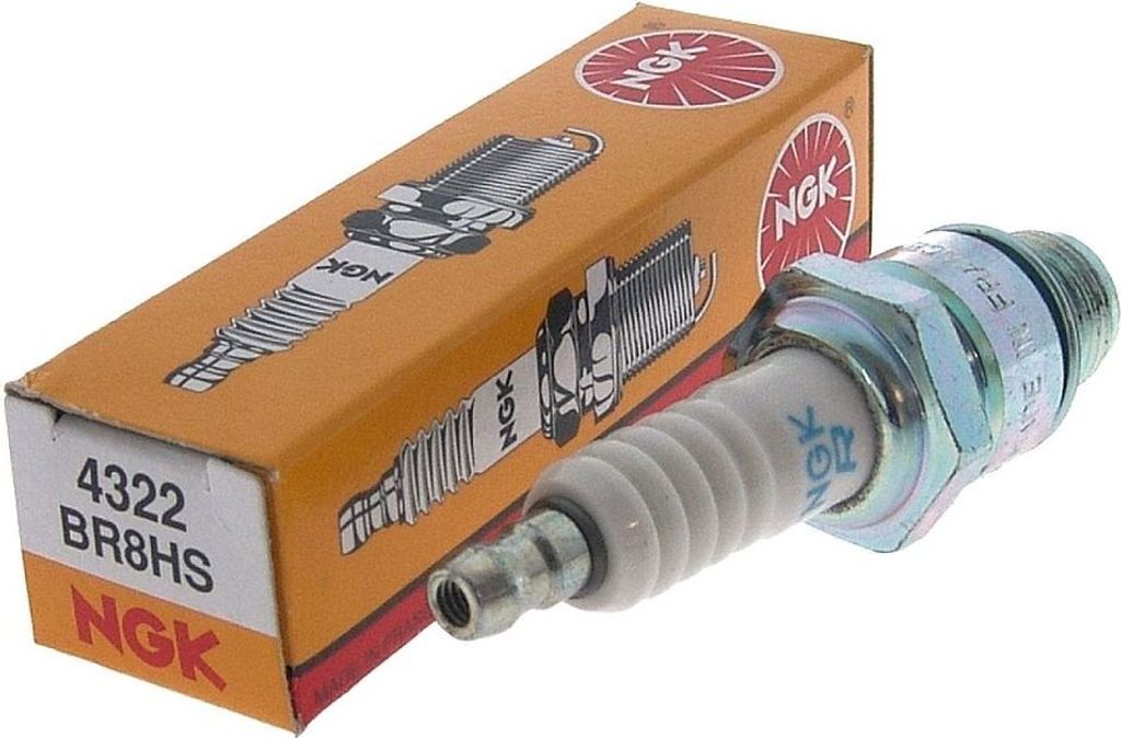 Zündkerze Entstört NGK BR8HS, kompatibel für BETA ARK YAMAHA MBK PIAGGIO GILERA