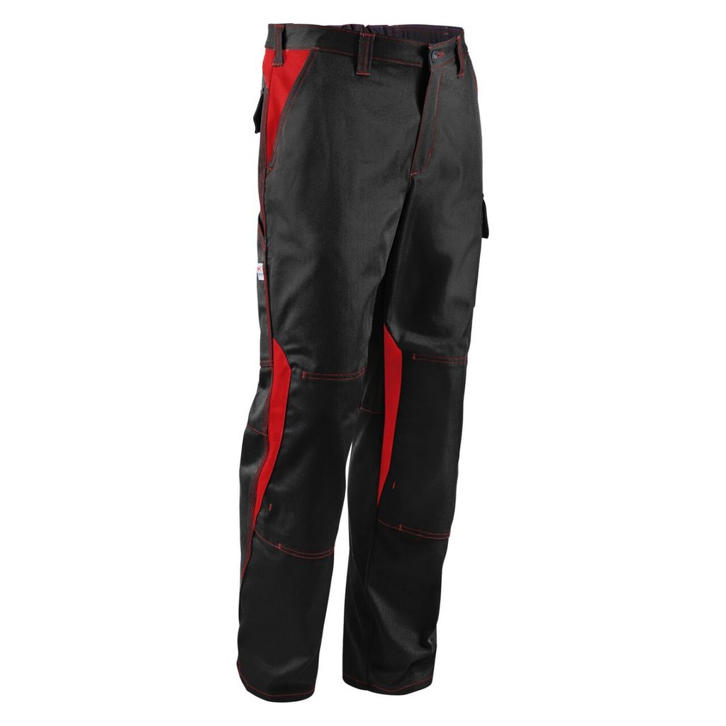 Kübler Image Dress Hose schwarz/mittelrot Gr. 110