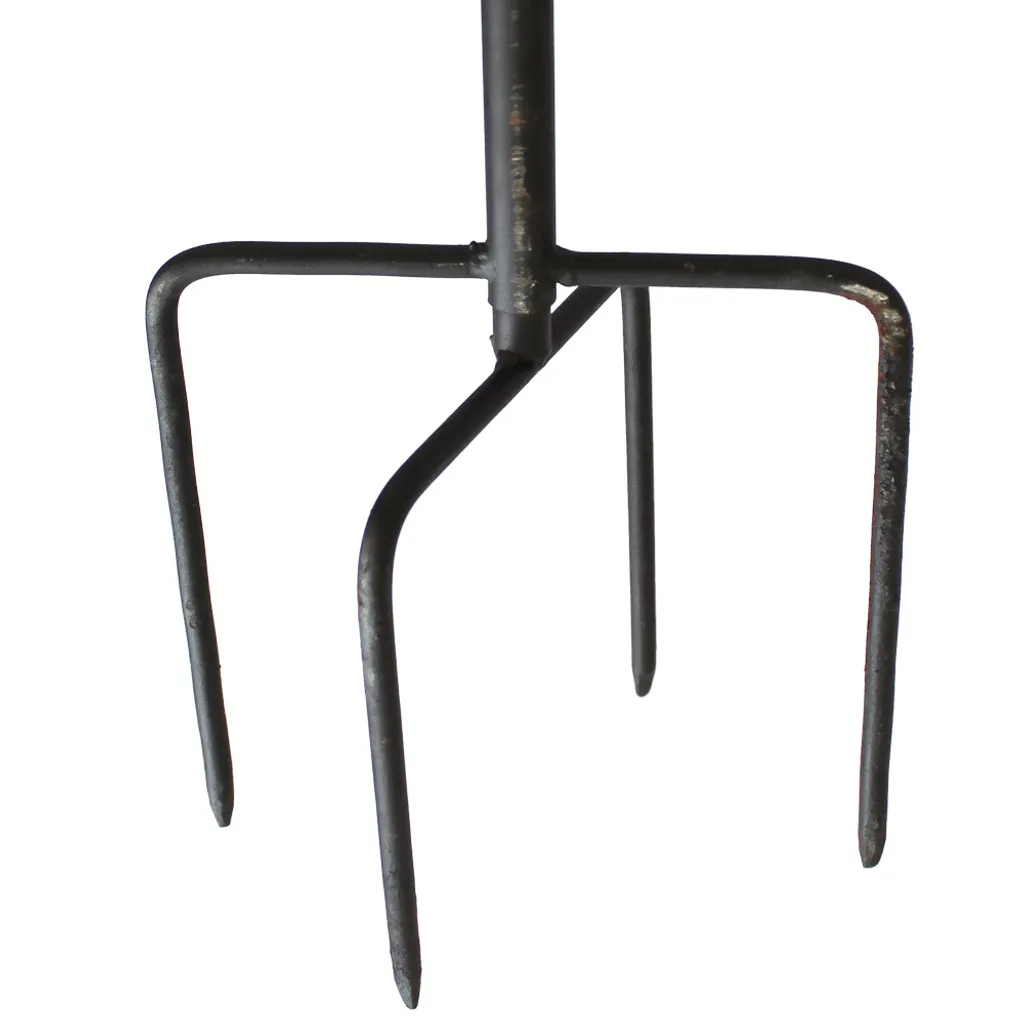 Éolienne de jardin décorative en métal multicolore avec piquet stable - 5