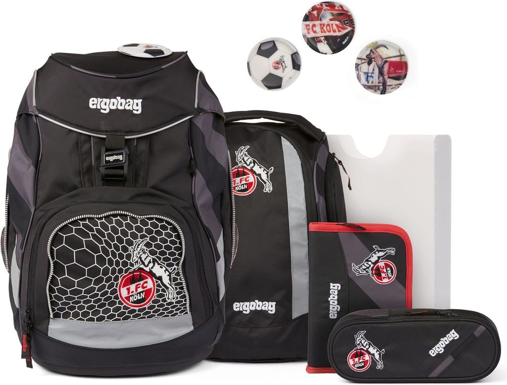 ergobag Schulranzen Football-Edition Pack-Set 6-teilig Produktbild