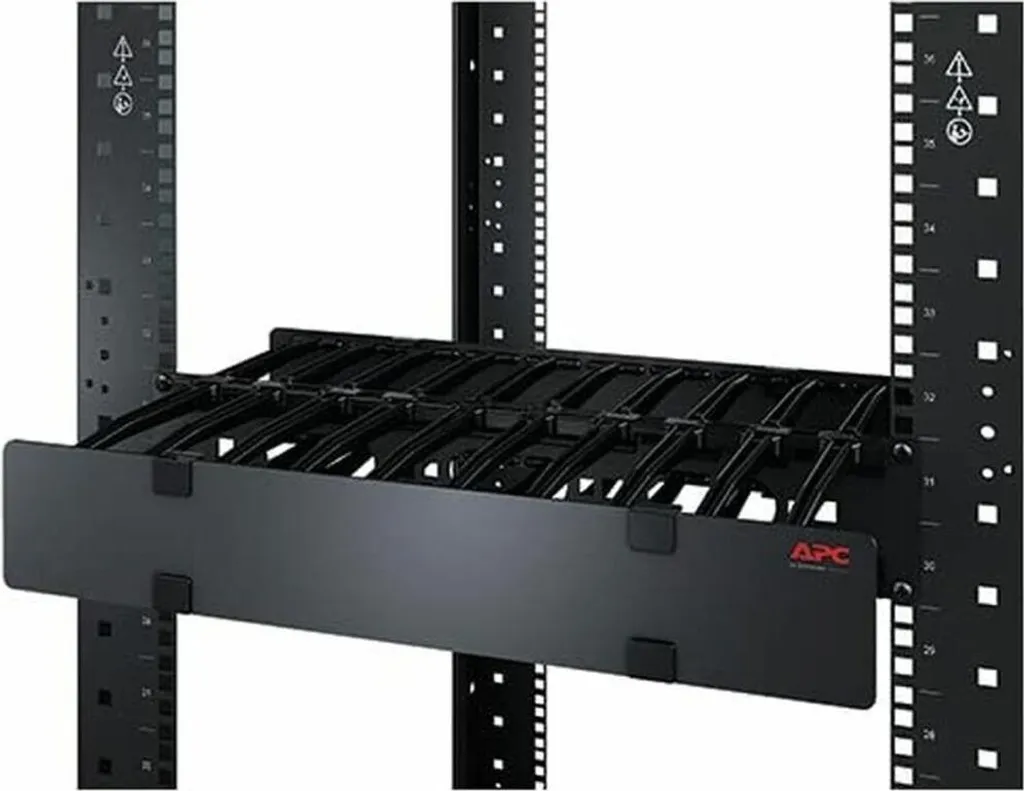 Fini les Câbles Emmêlés avec le Gestionnaire APC 1U Horizontal Noir - 3