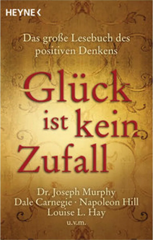 Affiche Glück ist kein Zufall - Poster Motivation Design Noir et Blanc