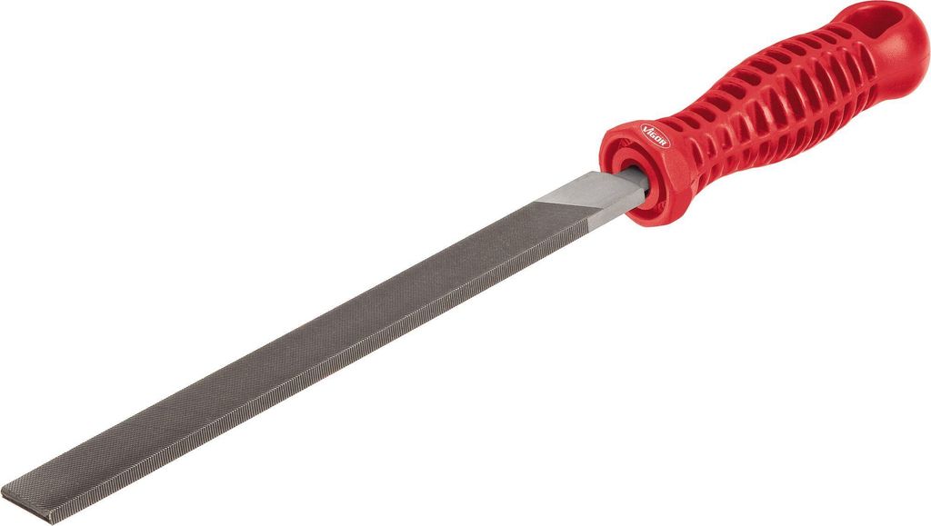 Vigor V1787, Datei, Flache Datei, Stahl, Kunststoff, Rot, 310 mm