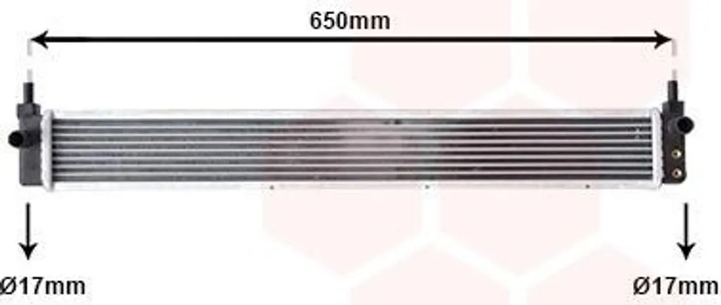 Radiatore Acqua VAN WEZEL 53002602 per Toyota Prius 1.8 Hybrid