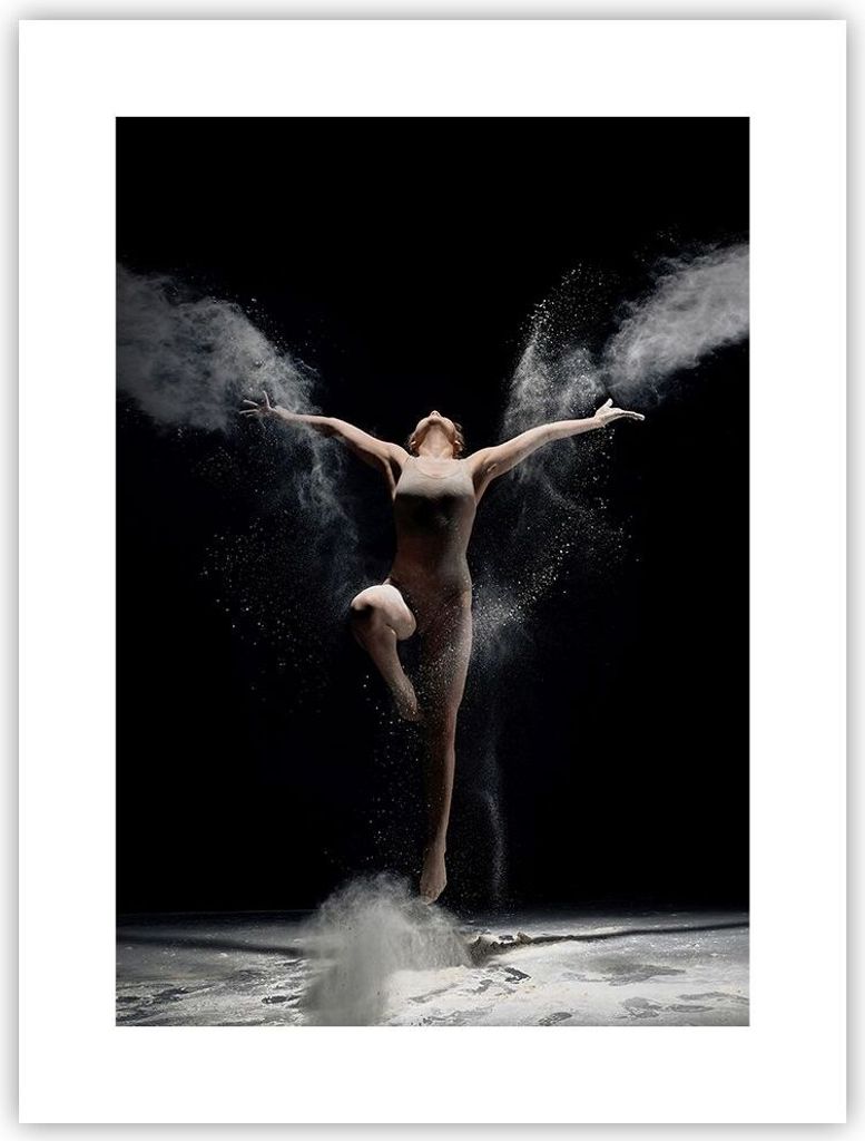 Poster - Poster ohne Rahmen - Fotografie Tanz Flügel - 30x40 cm - Wand Bild - Wanddeko - Wandbilder - Kunstposter - Wandposter - Bilder - Kunstdru...