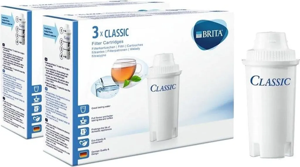 Filtre carafe Brita Classic lot de 6 contre goût de chlore - 6