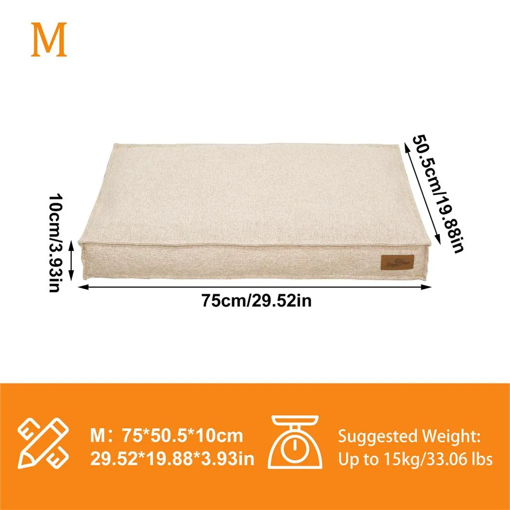 Coussin pour Chien Antidérapant et Lavable, Lit Confortable 75 cm - 10