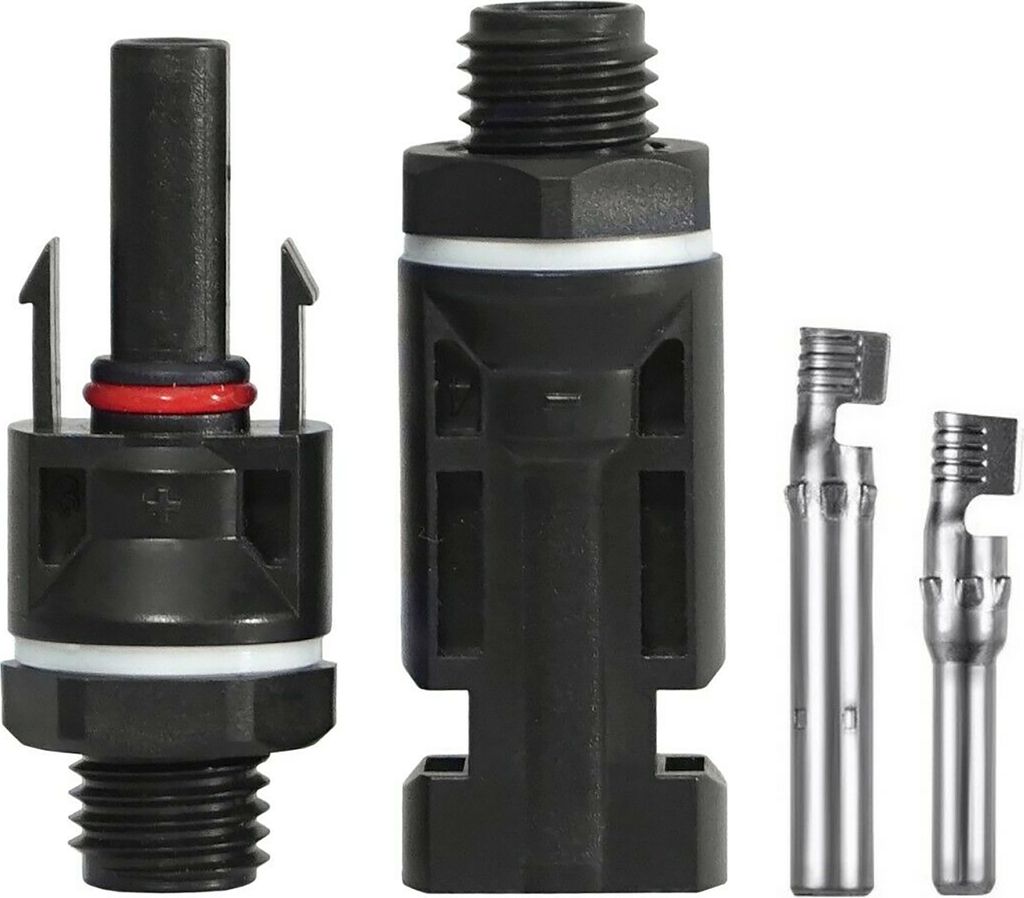 5 Paar Solarstecker 2,5/4/6/10mm² PV Stecker männlich/weiblich Solarpanel-Adapter mit Stiften