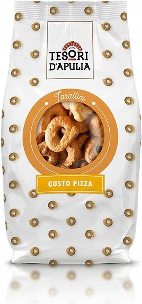 Tesori D'Apulia Taralli Pizza 400 g italské preclíky snack Obrázek produktu 