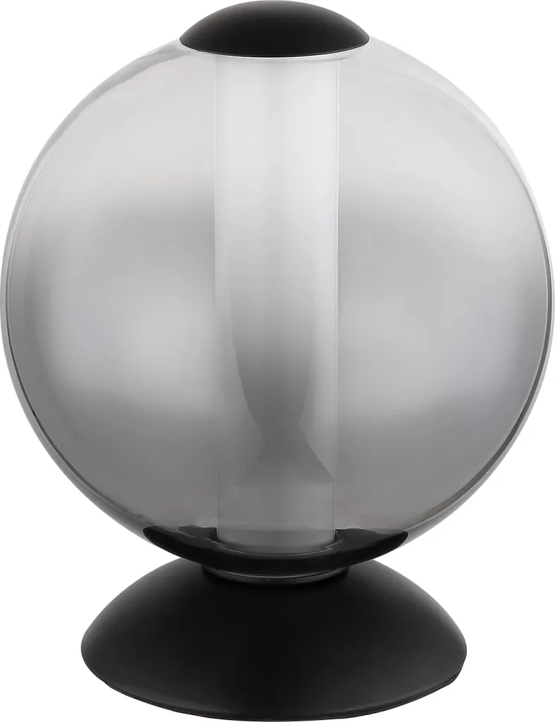 Lampe de chevet LED boule verre fumé pour chambre et ambiance tamisée