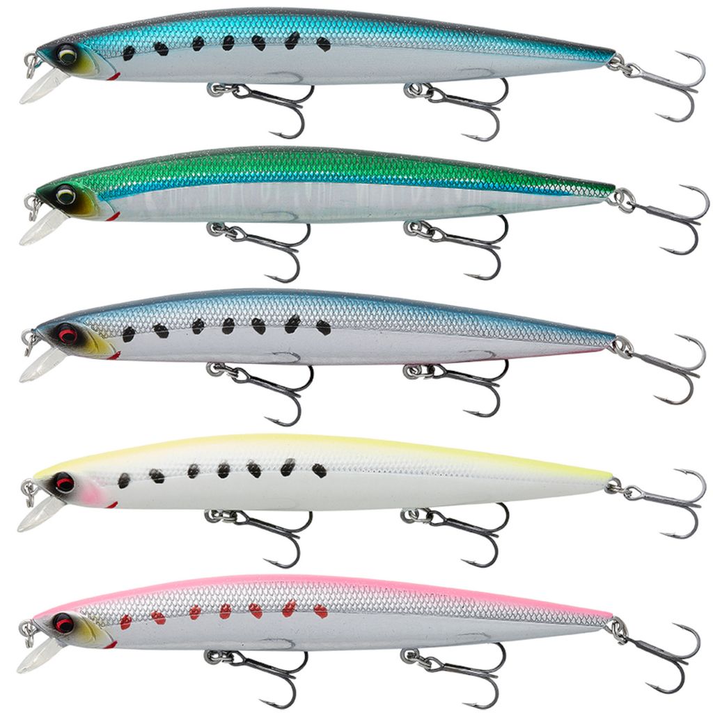 Savage Gear Sea Bass Minnow 12cm 12,5g Floating - Wobbler, Farbe:Mirror Sardine