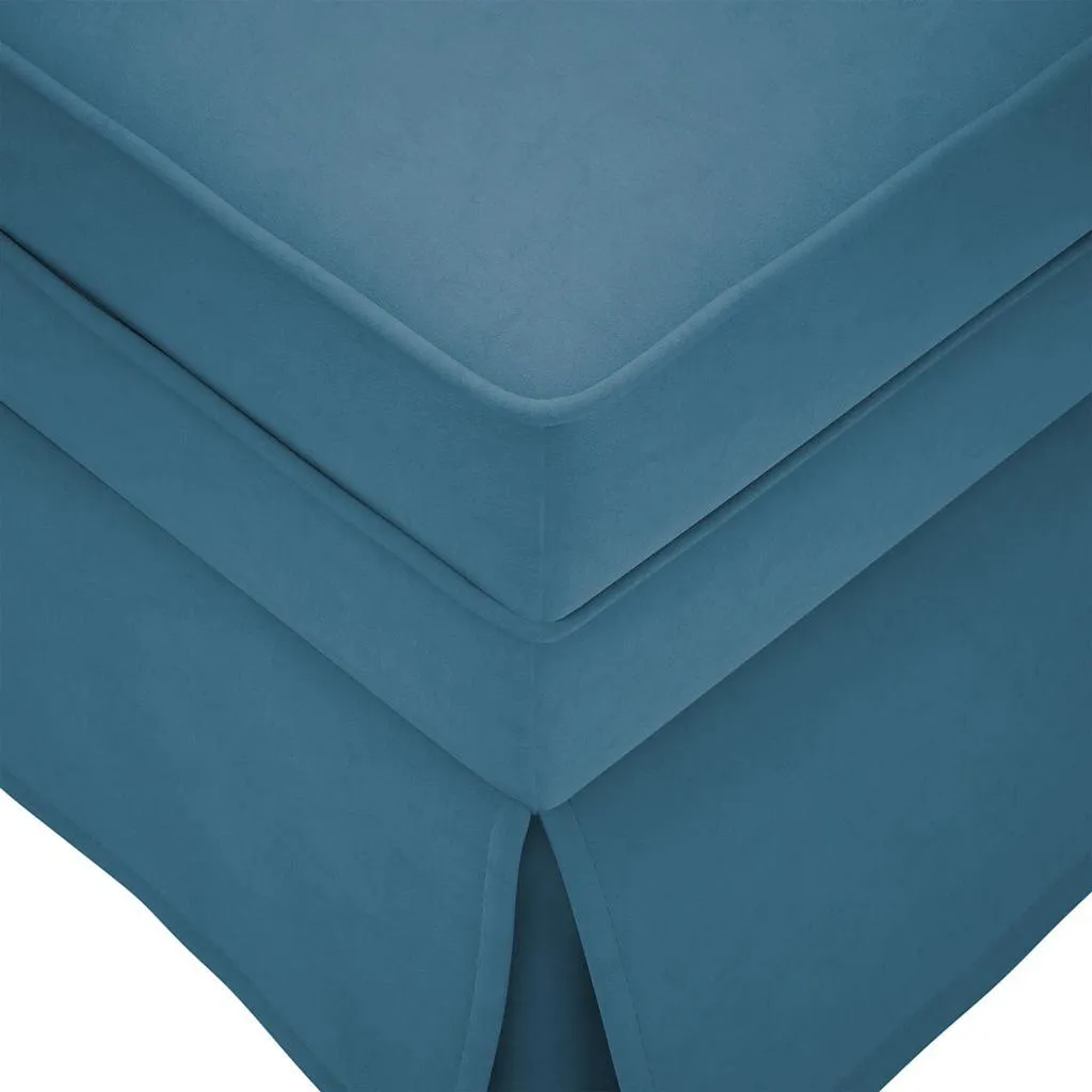 Chaise Longue vidaXL Blu Velluto - Il tuo Nuovo Rifugio di Stile - 6