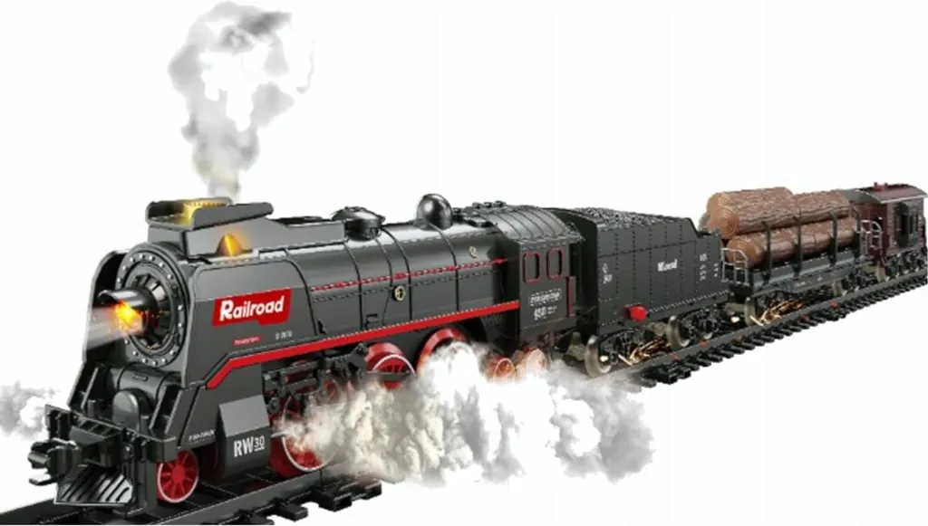 Circuit de Train Électrique avec Locomotive à Vapeur Classique 601A - 2