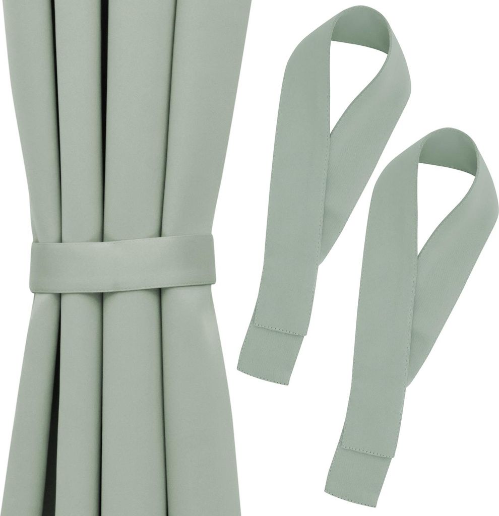 Set di 2 legacci per tende Blumtal verde - legaccio per Immagine del prodotto 