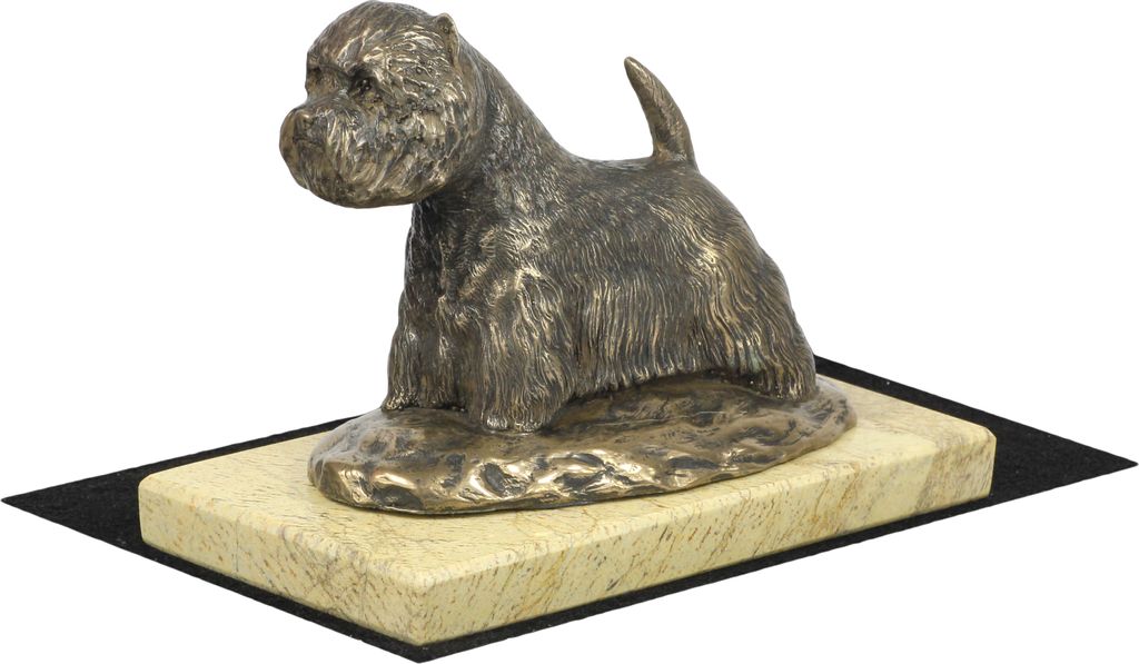 West Highland White Terrier, Weißer Hochlandterrier, Westie - Hundestatue, Hundesilhouettefigur, Trophäe für die Hundeausstellung der Marke Art-Dog