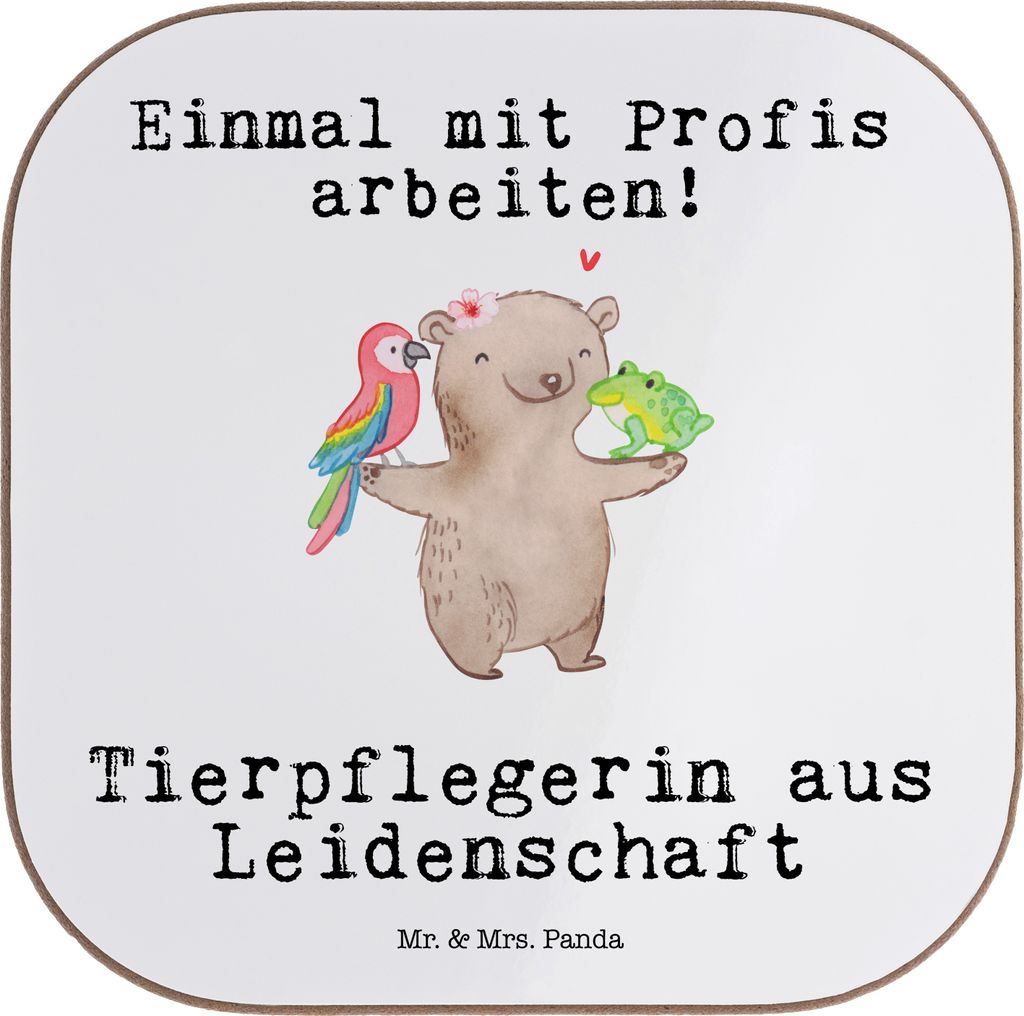 Mr. & Mrs. Panda Tassen Untersetzer Tierpflegerin Produktbild 