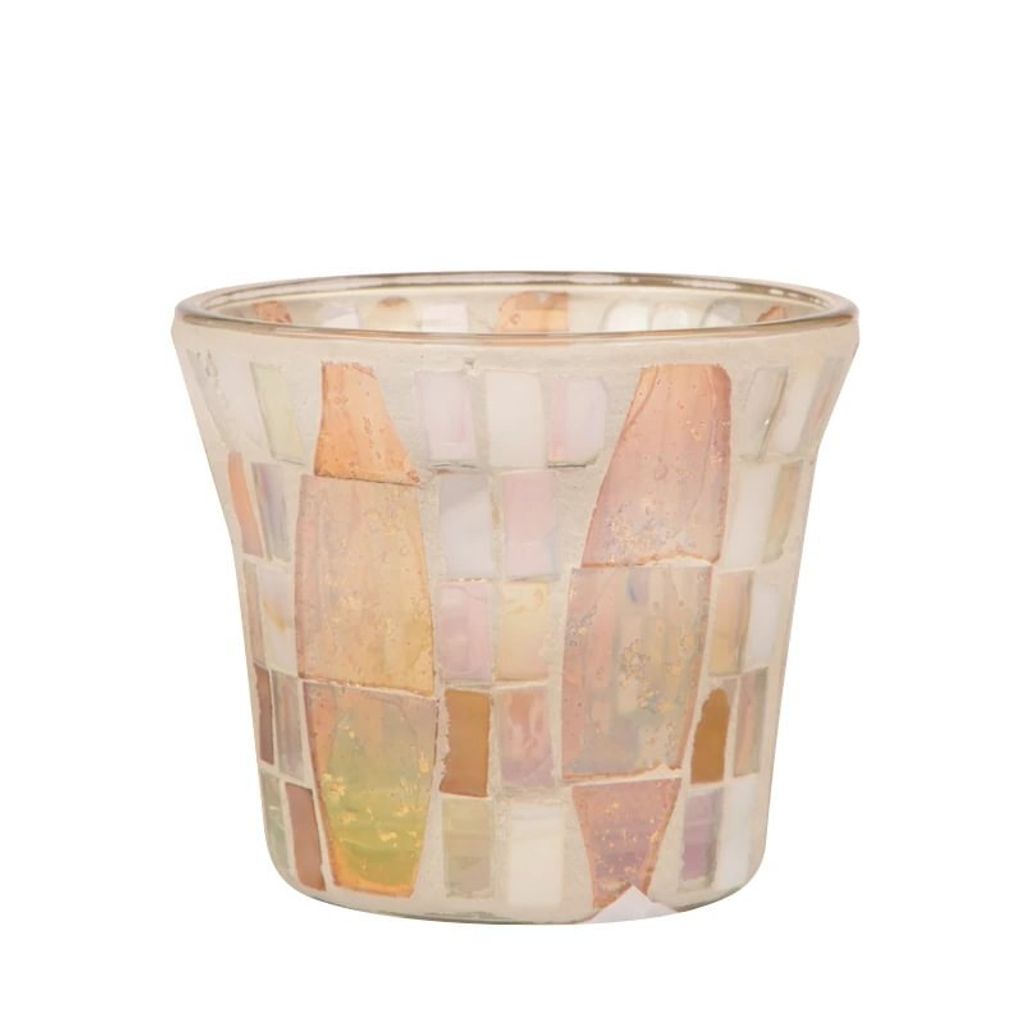 Yankee Candle Gold Wave Mosaik-Votivkerzenhalter